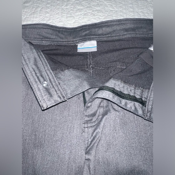 Men’s Columbia size 38x32 Heather Grey Twill Pants - Picture 2 of 3